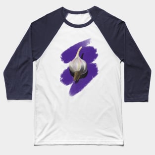 Garlic on purple Baseball T-Shirt